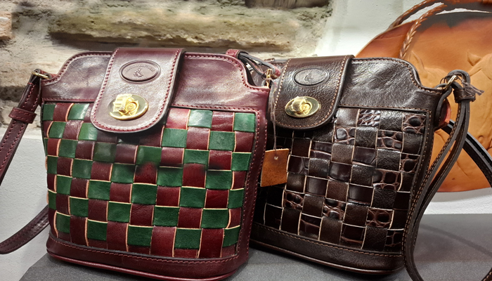 Handmade leather bag