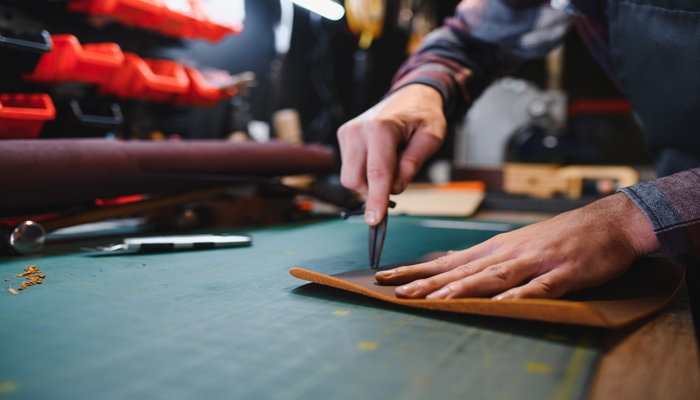 Leather Craftsman Rome tote bag