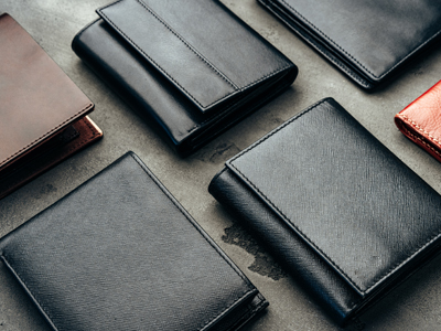 Men's bifold wallet in Italian leather